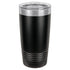 Custom laser engraved 20 oz. Polar Camel Stainless Steel Tumbler in Black - The Luua Company