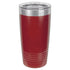 Custom laser engraved 20 oz. Polar Camel Stainless Steel Tumbler in Burgundy - The Luua Company