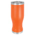 Custom laser engraved 20 oz. Polar Camel Stainless Steel Pilsner Tumbler in Orange - The Luua Company