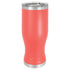 Custom laser engraved 20 oz. Polar Camel Stainless Steel Pilsner Tumbler in Coral - The Luua Company