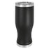 Custom laser engraved 20 oz. Polar Camel Stainless Steel Pilsner Tumbler in Black - The Luua Company