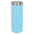 Custom laser engraved 22 oz. Polar Camel Stainless Steel Skinny Tumbler in Carolina Blue - The Luua Company