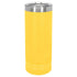 Custom laser engraved 22 oz. Polar Camel Stainless Steel Skinny Tumbler in Yellow - The Luua Company