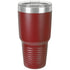 Custom laser engraved 30 oz. Polar Camel Stainless Steel Tumbler in Burgundy - The Luua Company