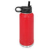 Custom laser engraved 32oz Water Bottle | Personalized Sports Tumbler in Red - The Luua Company