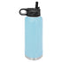 Custom laser engraved 32oz Water Bottle | Personalized Sports Tumbler in Carolina Blue - The Luua Company
