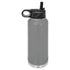 Custom laser engraved 32oz Water Bottle | Personalized Sports Tumbler in Grey - The Luua Company