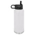 Custom laser engraved 32oz Water Bottle | Personalized Sports Tumbler in White - The Luua Company
