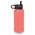 Custom laser engraved 32oz Water Bottle | Personalized Sports Tumbler in Coral - The Luua Company
