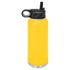 Custom laser engraved 32oz Water Bottle | Personalized Sports Tumbler in Yellow - The Luua Company
