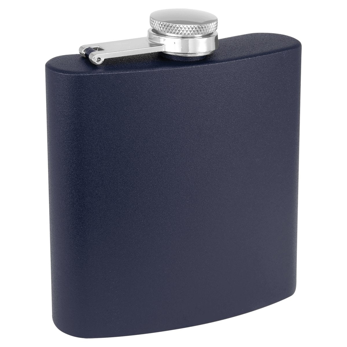 6 oz. Custom Engraved Stainless Steel Flask with Matte Coated Finish - The Luua Company