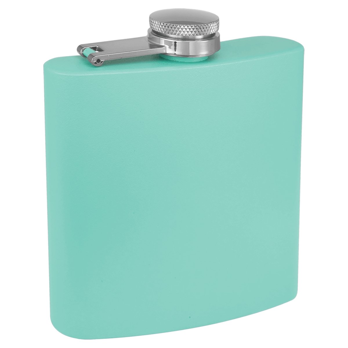 6 oz. Custom Engraved Stainless Steel Flask with Matte Coated Finish - The Luua Company