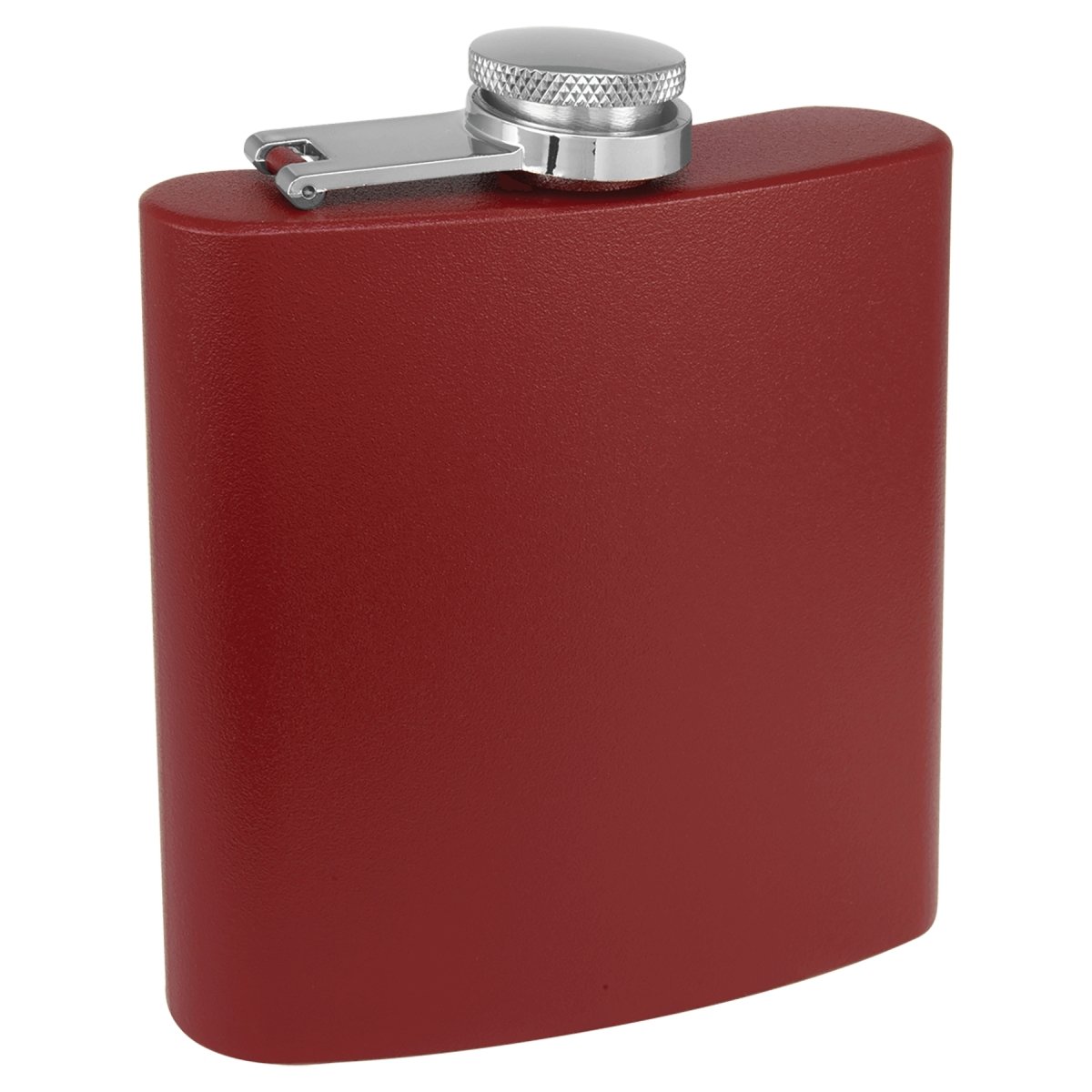 6 oz. Custom Engraved Stainless Steel Flask with Matte Coated Finish - The Luua Company