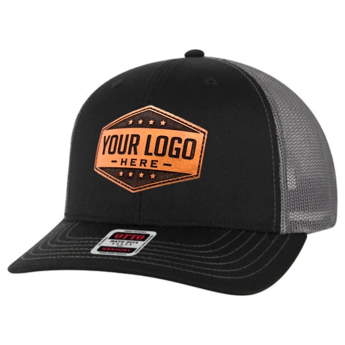 (6 pack) 112 Style - OTTO - 6 Panel Mid Profile Mesh Back Trucker Hat (SALE) - The Luua Company