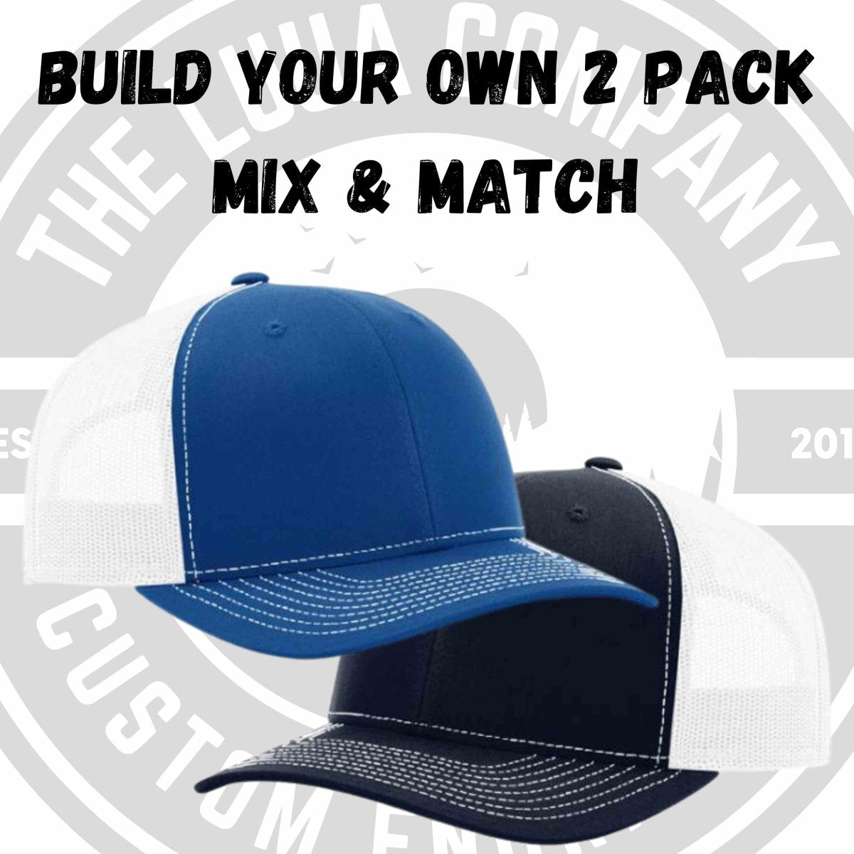 Build Your Own 2-Pack Bundle - Richardson 112 Trucker Snapback Cap - The Luua Company