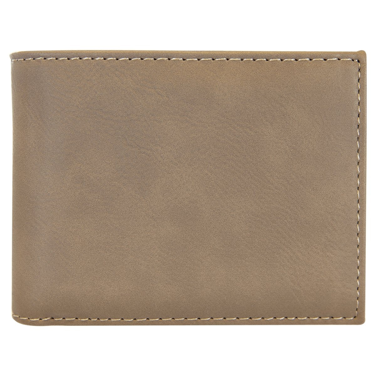 Custom Engraved Leatherette Bi-fold Wallet with Flip ID - The Luua Company