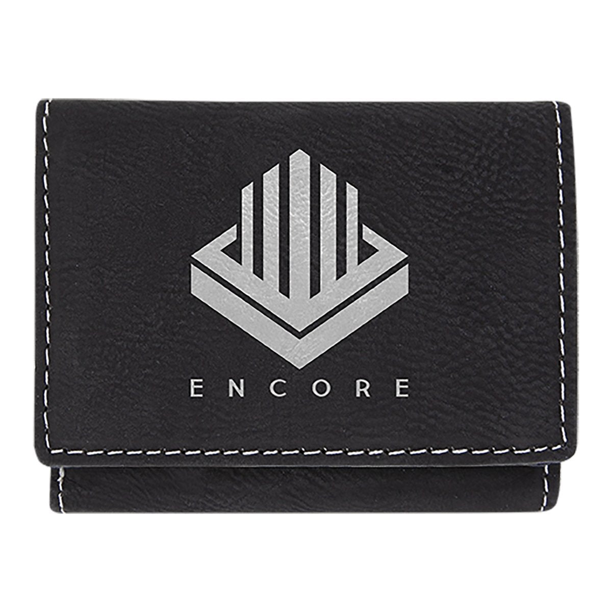 Custom Engraved Leatherette Tri-fold Wallet - The Luua Company