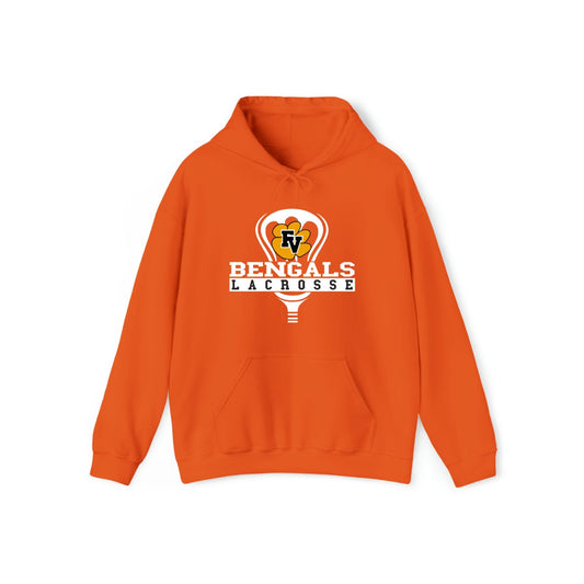 FVHS Bengals Lax Hoodie (orange/white logo) - The Luua Company