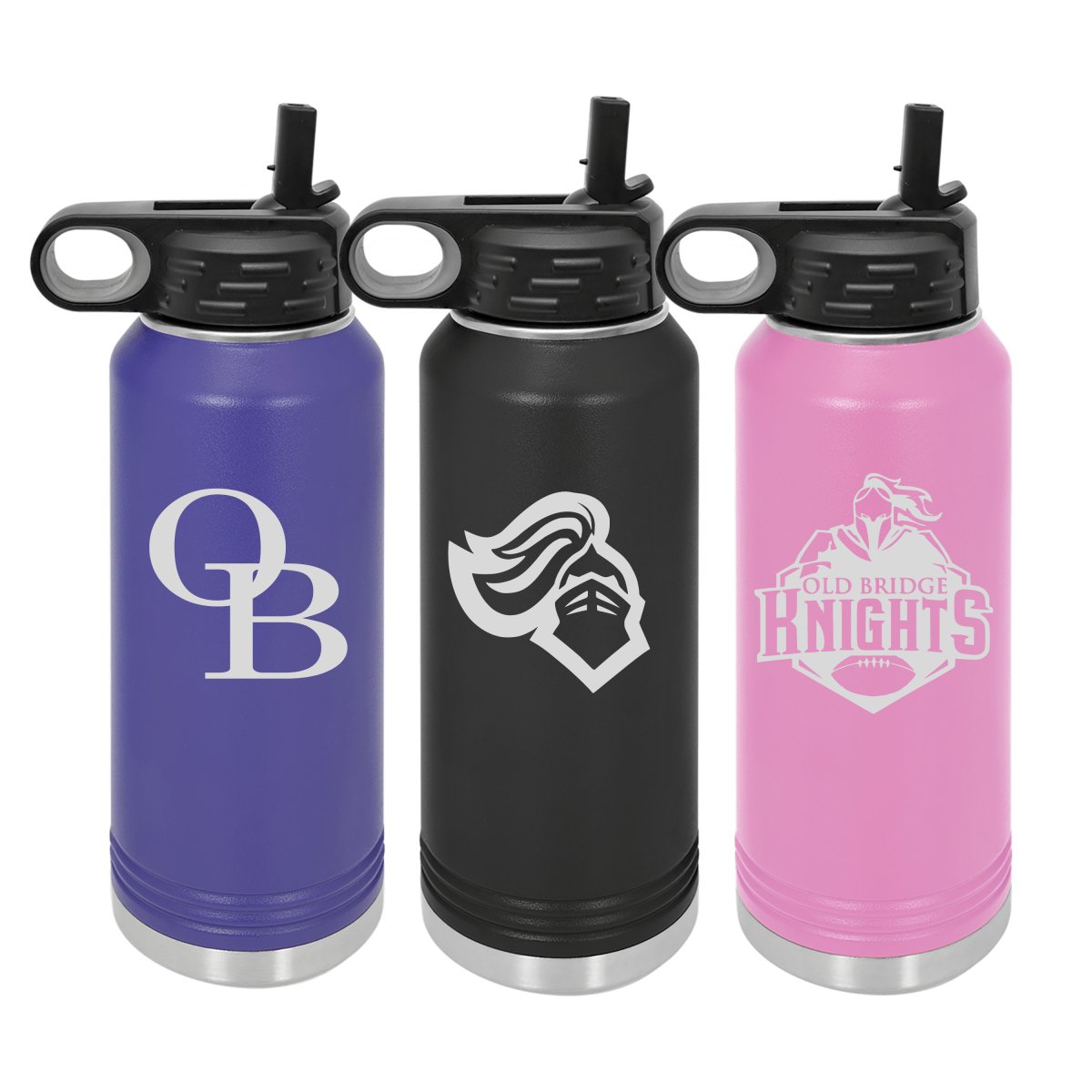 Old Bridge Knights 32oz Stainless Steel & Powder Coated Sport Tumbler - The Luua Company