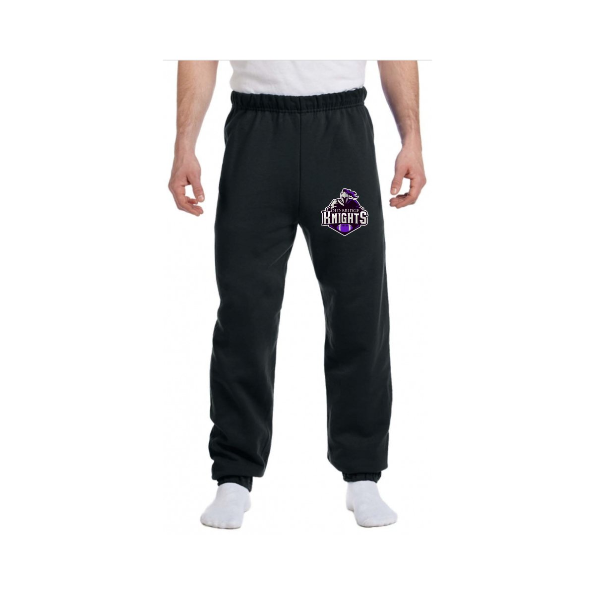 Old Bridge Knights Jerzees Fleece Unisex Sweatpants (Old Bridge Knights Logo) - The Luua Company