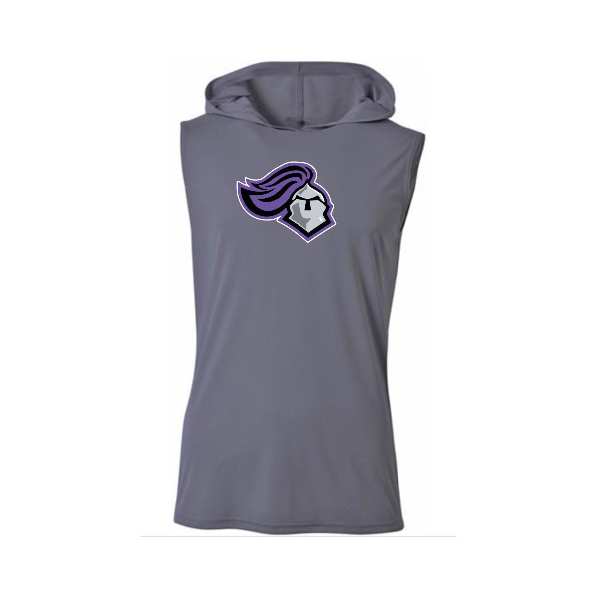 Old Bridge Knights Sleeveless Hoodie Tee (Helmet Logo) - The Luua Company