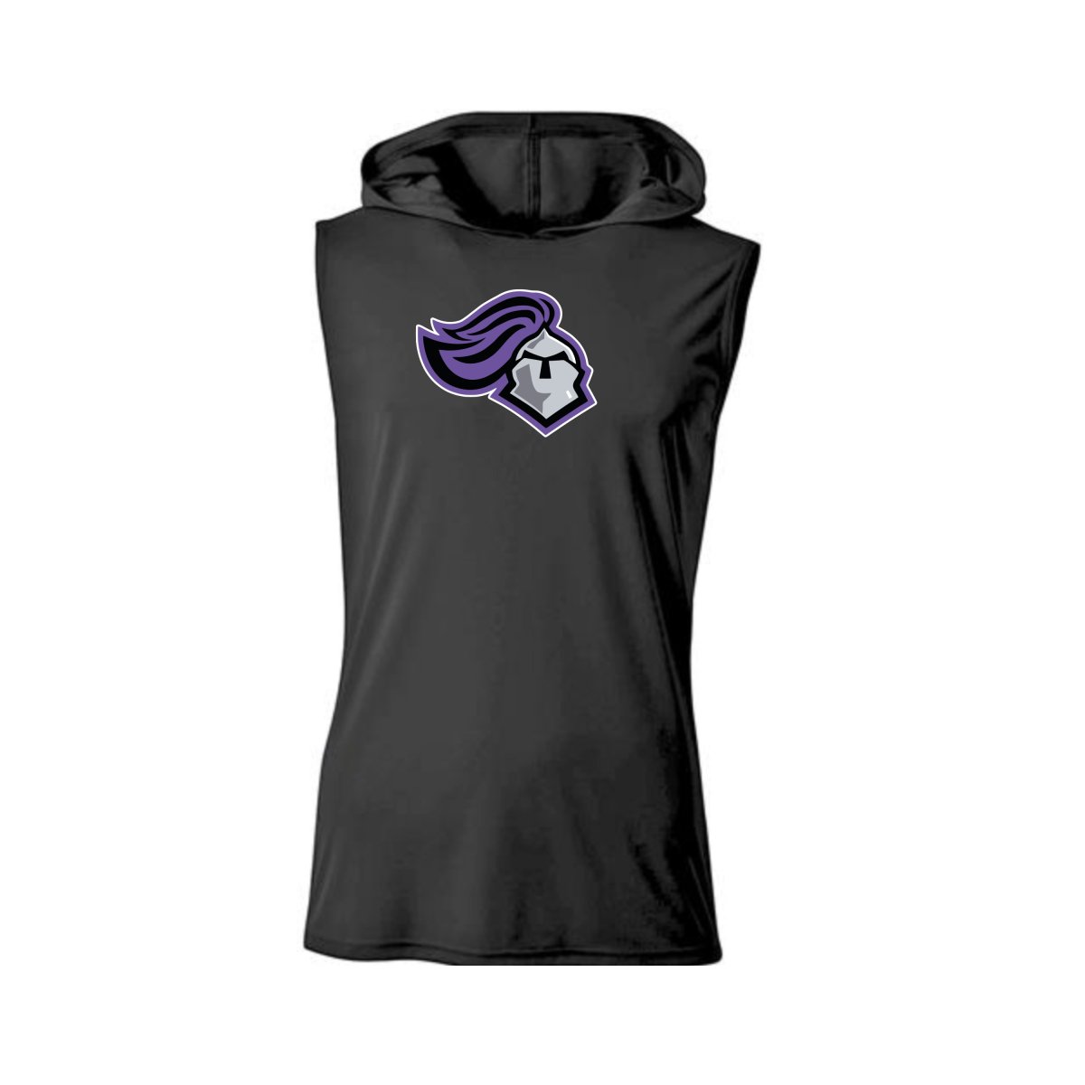 Old Bridge Knights Sleeveless Hoodie Tee (Helmet Logo) - The Luua Company