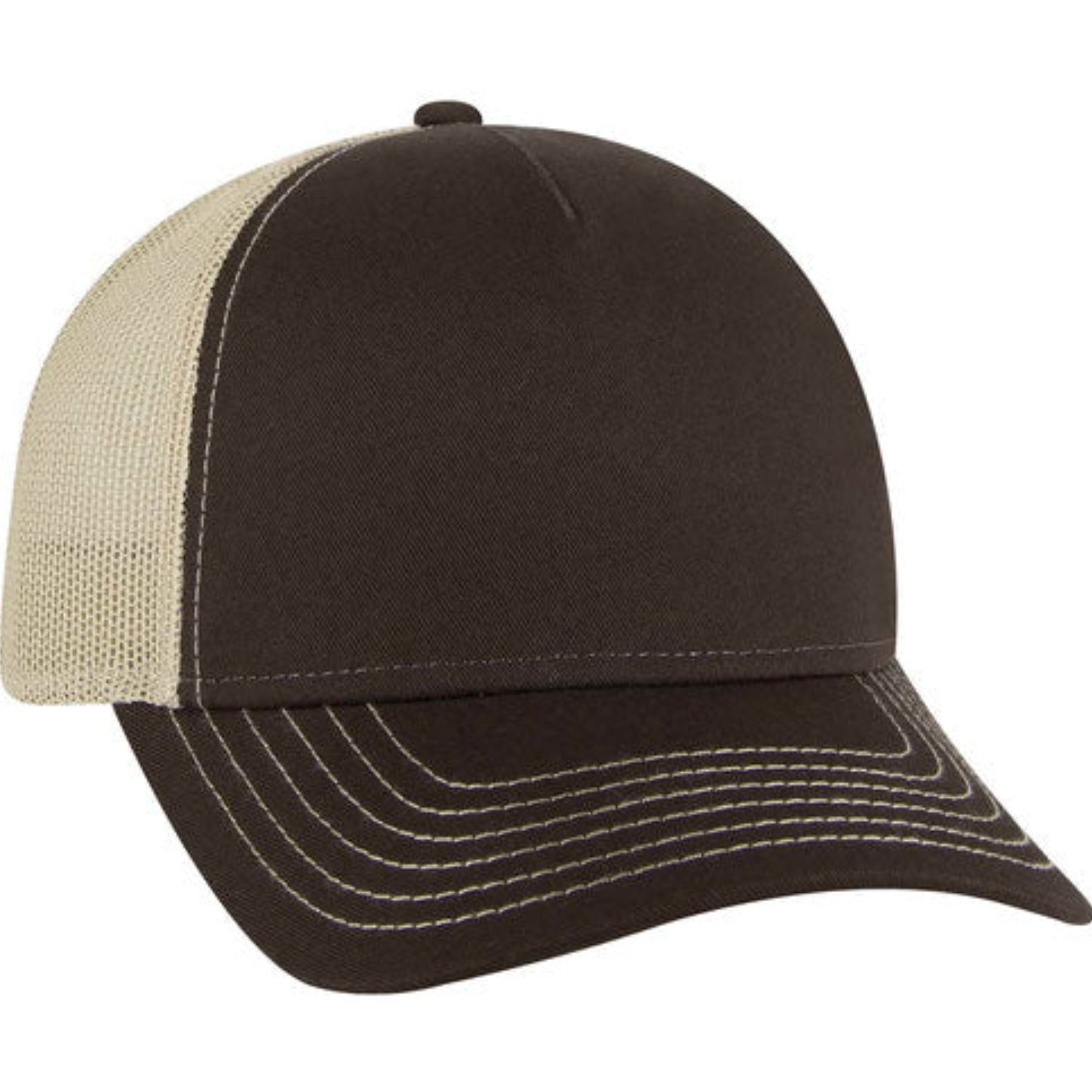 OTTO - 5 Panel Low Profile Mesh Back Trucker Hat - The Luua Company