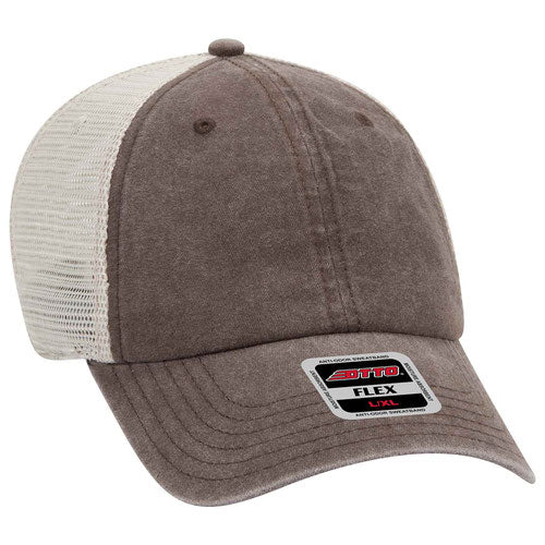 OTTO - FLEX FIT - 6 Panel Low Profile Mesh Back Trucker Hat - The Luua Company