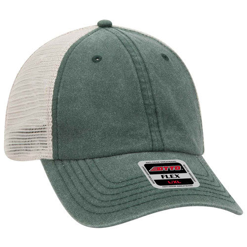 OTTO FLEX FIT Panel Low Profile Mesh Back Trucker Hat – The