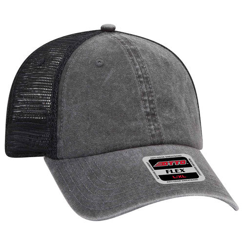 OTTO - FLEX FIT - 6 Panel Low Profile Mesh Back Trucker Hat - The Luua Company