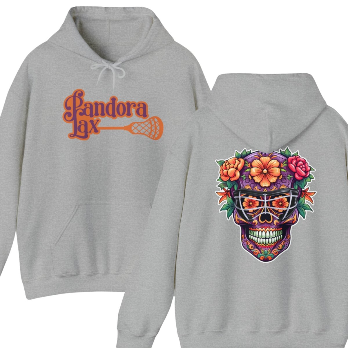 Pandora Lax Sugar Skull Hoodie - The Luua Company