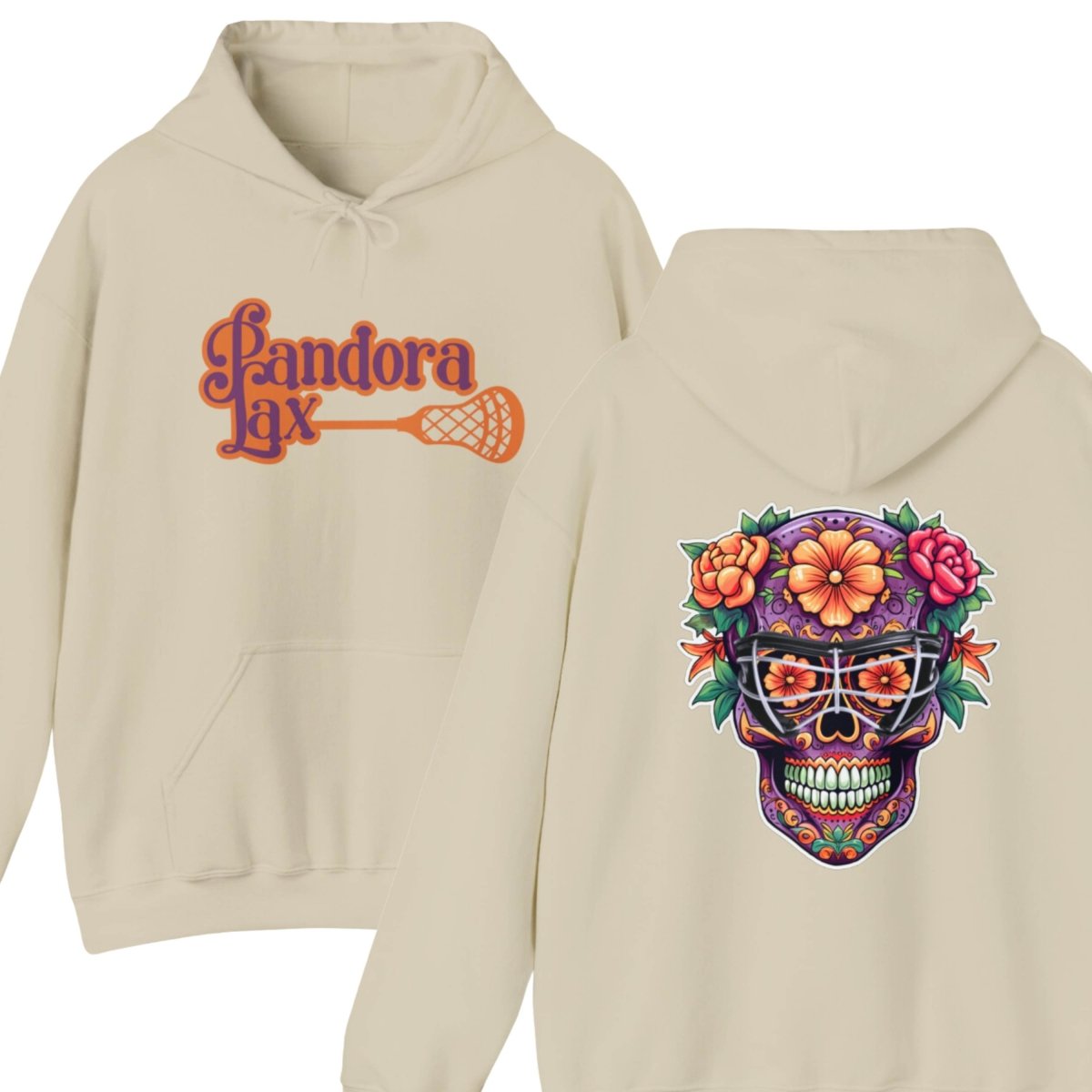 Pandora Lax Sugar Skull Hoodie - The Luua Company