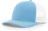 Custom Richardson 112 Trucker Hat | Leather Patch Hats - Columbia Blue/ White - The Luua Company