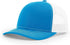 Custom Richardson 112 Trucker Hat | Leather Patch Hats - Cyan/ White - The Luua Company