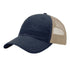 Custom Richardson 111 Garment Washed Leather Patch Hats - Navy/ Khaki - The Luua Company