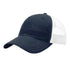 Custom Richardson 111 Garment Washed Leather Patch Hats - Navy/ White - The Luua Company