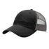 Custom Richardson 111 Garment Washed Leather Patch Hats - Black/ Charcoal - The Luua Company