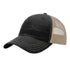 Custom Richardson 111 Garment Washed Leather Patch Hats - Black/ Khaki - The Luua Company