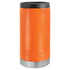 Custom laser engraved Polar Camel Stainless Steel Skinny Beverage Holder in Orange - The Luua Company