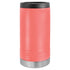Custom laser engraved Polar Camel Stainless Steel Skinny Beverage Holder in Coral - The Luua Company