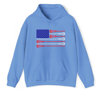 USA Flag Lax Hoodie - The Luua Company